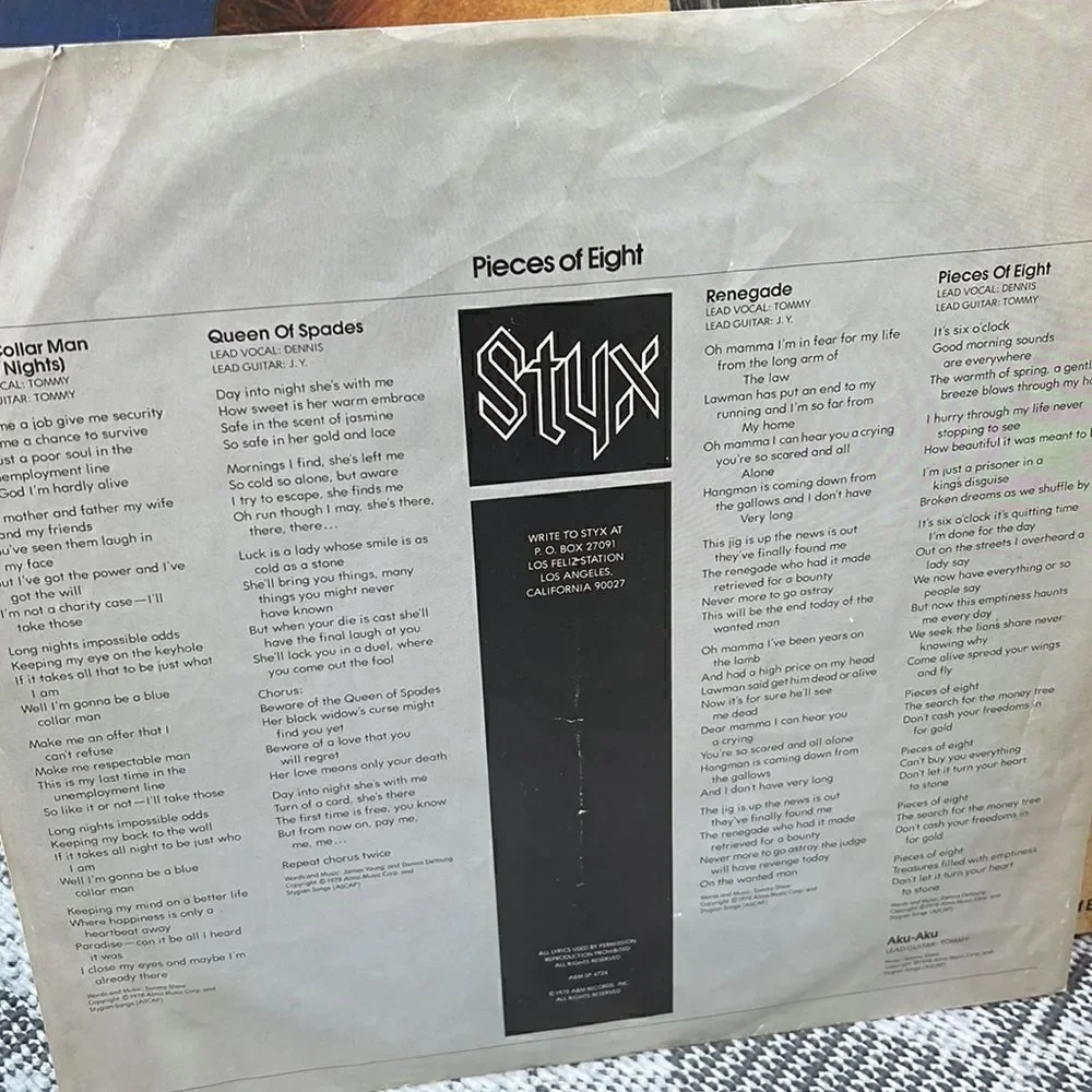 Styx - Pieces of Eight - Picture 6 of 9